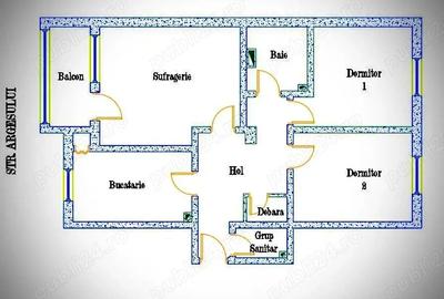 Apartament cu 3 camere decomandat în Ultracentral - 2