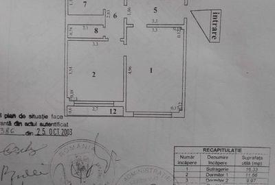 Apartament cu 3 camere decomandat în Țiglina 1 - 2