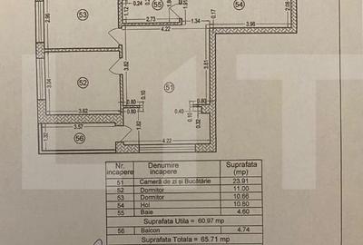 Apartament cu 3 camere, 61 mp, Metalurgiei, Cartierul Solar - 12