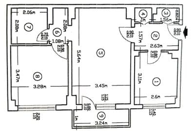 Apartament cu 2 camere decomandat în Mihai Bravu