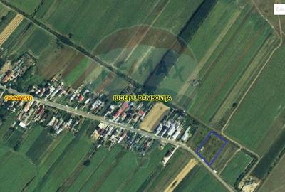 Teren intravilan construibil Dambovita Urziceanca Ciocanesti