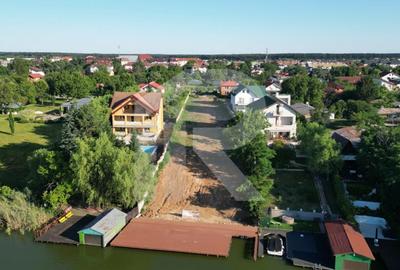 0% COMISION - Snagov, Teren cu deschidere la lac - Ponton - Locuinta P+1E - 1