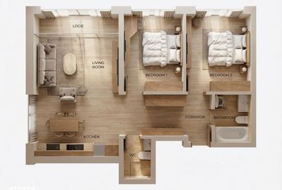 Apartament cu 2 camere în Militari - 8
