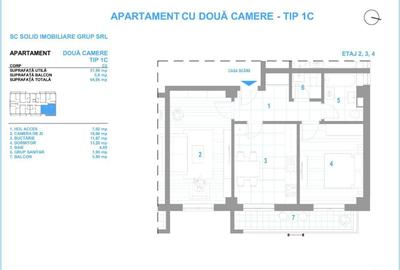 Apartament cu 2 camere în Bârnova - 8