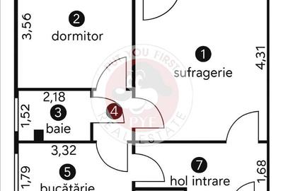 Metrou Tineretului | Apartament 2 camere | Semidecomandat | 51mp | B11000 - 9