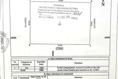 Teren de 2077 mp, în Port - 3