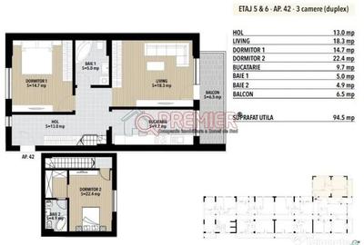 Apartament cu 3 camere decomandat în Central - 5