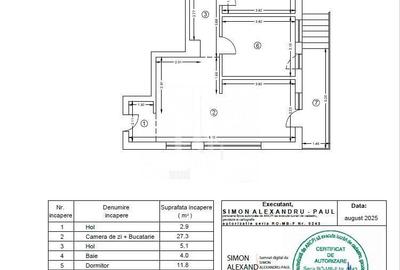 Apartament cu 3 camere în Central - 2
