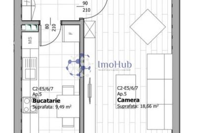 INVESTITIE! Apartament cu o camera, etaj 3, Tatarasi, 42mp, 68.000 euro - 6