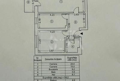 Apartament cu 2 camere decomandat în Drumul Taberei - 1