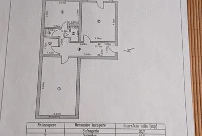 Apartament cu 2 camere decomandat în Central - 9