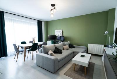 Apartament cu 2 camere semidecomandat, mobilat în Dâmbul Rotund