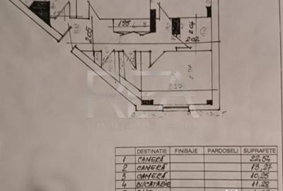 Apartament cu 3 camere decomandat, mobilat în Calea Călărașilor