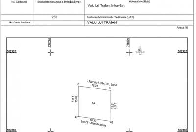 Teren Construcții intravilan de 252 mp, în Valu lui Traian - 2