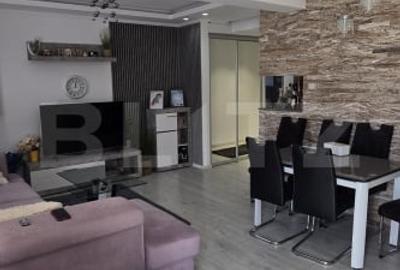 Apartament cu 3 camere semidecomandat, mobilat în Florești