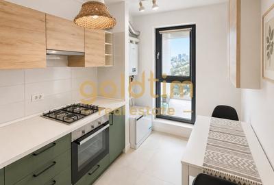 Apartament cu 3 camere semidecomandat, mobilat în Pipera