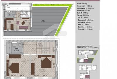 Apartament cu 3 camere decomandat în Nerva Traian - 9