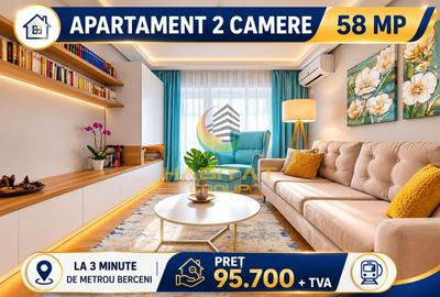 Apartament cu 2 camere decomandat în Central