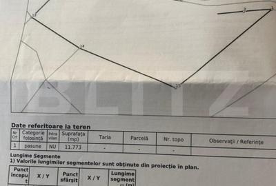 Teren de 12370 mp, în Horea - 2