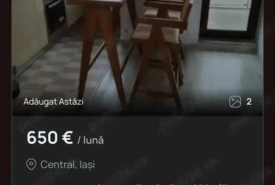 Particular dau spre chirie apartament cu 1 camera si garaj subteran in Iasi zona ultracentrala .. - 1
