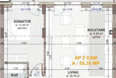Apartament 2 camere finisat,zona Eroilor - 8