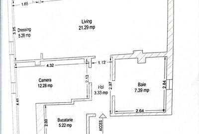 Apartament cu 2 camere, mobilat în Telegrafului - 6