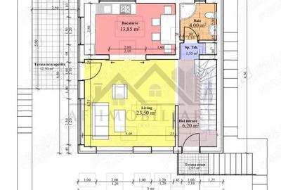 C.A.Rosetti teren 451mp cu Autorizatie De Constructie pentru vila D+P+E 210mp - 7