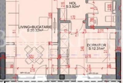 Apartament cu 2 camere semidecomandat în Titan