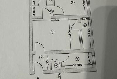 Apartament cu 2 camere semidecomandat în Rolast - 2