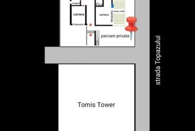 Spatiu Comercial Nou Tomis Nord 100 mp. cu 3 locuri parcare - 4