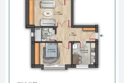 Vanzare apartament 2 camere,  Nicolae Grigorescu, bloc 2025 in constructie,  eta - 5