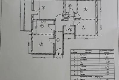 Apartament cu 4 camere decomandat în Central - 1