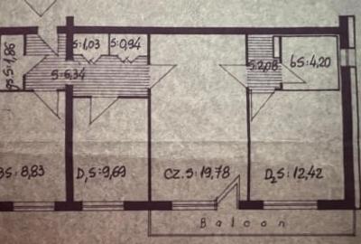 Apartament cu 3 camere semidecomandat în Gorjului - 20