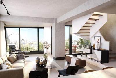 Penthouse cu 4 camere semidecomandat în Timpuri Noi - 1