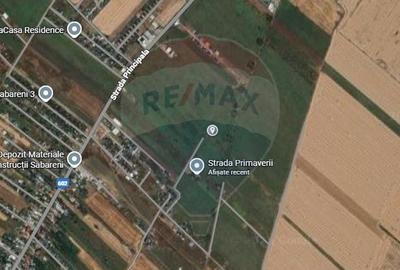 Vanzare teren intravilan 7,400 mp Sabareni / Strada Primaverii - 1
