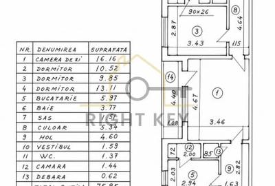 Apartament cu 4 camere semidecomandat, mobilat în Berceni - 16