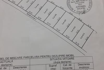 Teren Construcții intravilan de 565 mp, în Domnești