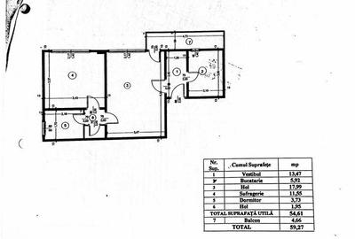 Apartament cu 2 camere în 1 Mai - 13