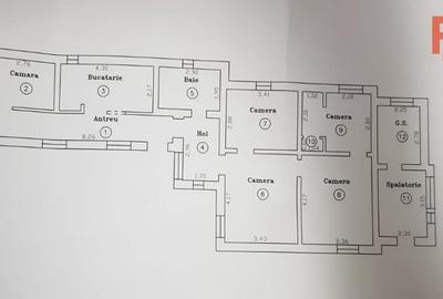 Casă individuală cu 4 camere cu Canalizare în Girocului - 19