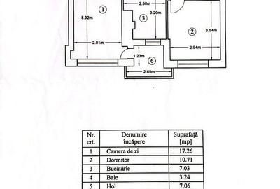 Apartament cu 2 camere, mobilat în Regie - 10