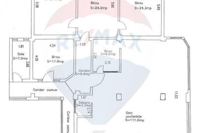 Birou, de 236 mp, în Mărăști - 11