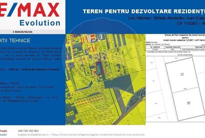 Teren Construcții intravilan de 1051 mp, în Hărman
