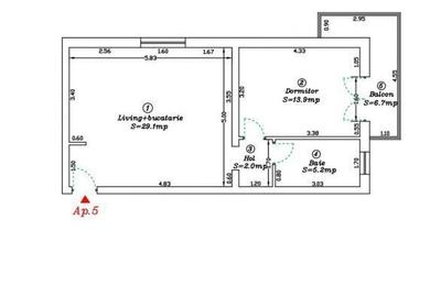 Apartament cu 2 camere în Calea Urseni - 5