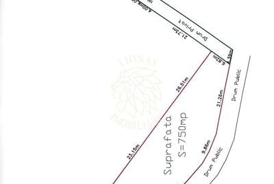 Teren Construcții intravilan de 750 mp, în Colibița - 2