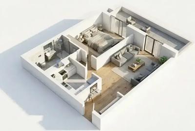 Apartament cu 2 camere decomandat în Aviației