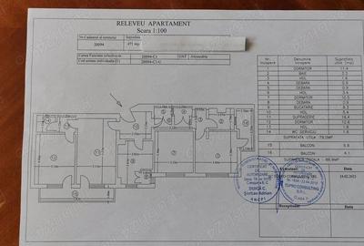 Apartament cu 4 camere decomandat în Central