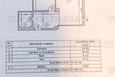 Apartament cu 2 camere în Roșu - 8