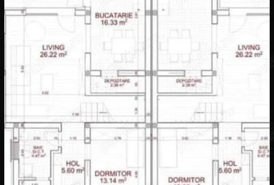 Casă cu 4 camere în Dumbrăvița