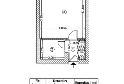 Garsonieră cu potențial – Zona Bd. Chișinău / Mega Mall/ Bloc 1982 - 1