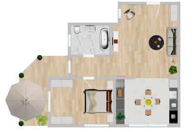 2 camere - Apartament Nou - Bloc Boutique - Gated Community - Tineretului/Unirii - 3